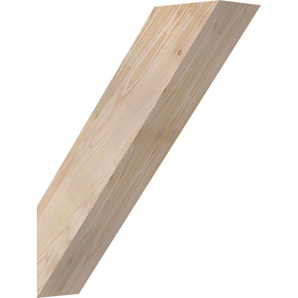 Ekena Millwork 5 1/2"W x 22"D x 26"H Traditional Smooth Knee Brace, Douglas Fir