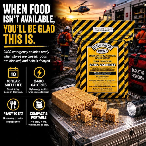 Mayday Food Bar 2400 Calorie (24-Pack) 73512 - The Home Depot