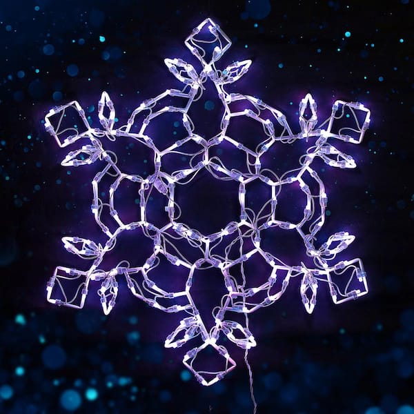 American Lighting Cool White LED Classic Snowflake Rope Light Motif