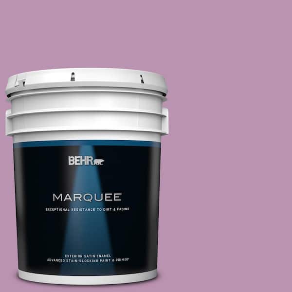 BEHR MARQUEE 5 gal. Home Decorators Collection #HDC-MD-10 Blooming Lilac Satin Enamel Exterior Paint & Primer