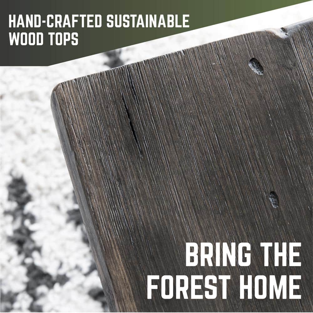Trail Brown Reclaimed Pine Wood Dining Tabletop