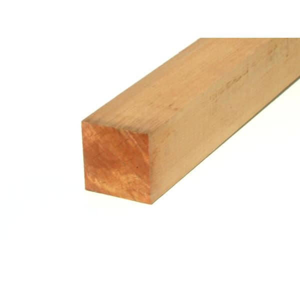 Unbranded 4 in. x 4 in. x 10 ft. Western Red Cedar Timber