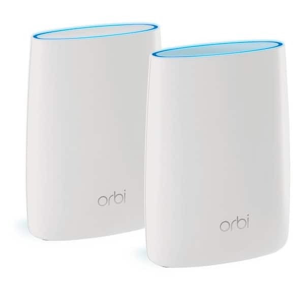 Netgear Orbi AC3000 Tri-Band WiFi Mesh System with Router + 1 Satellite Extender - 3Gbps