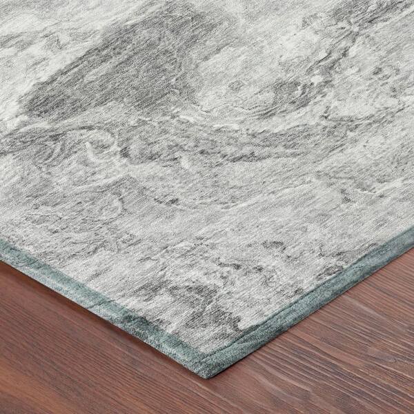 Chantille Machine Washable Indoor/Outdoor Abstract ACN2797 Gray 10 ft. x 14 ft. Area Rug