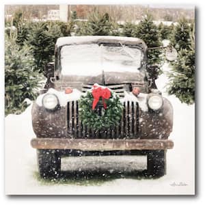 Vintage Pickup Gallery-Wrapped Canvas Wall Art 16 in. x 16 in.