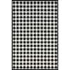 nuLOOM Myka Checkered Black and White 4 ft. x 6 ft. Indoor/Outdoor Area Rug