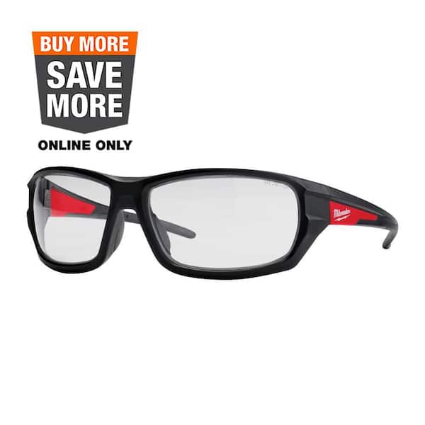 Performance Safety Glasses with Clear Fog-Free Lenses