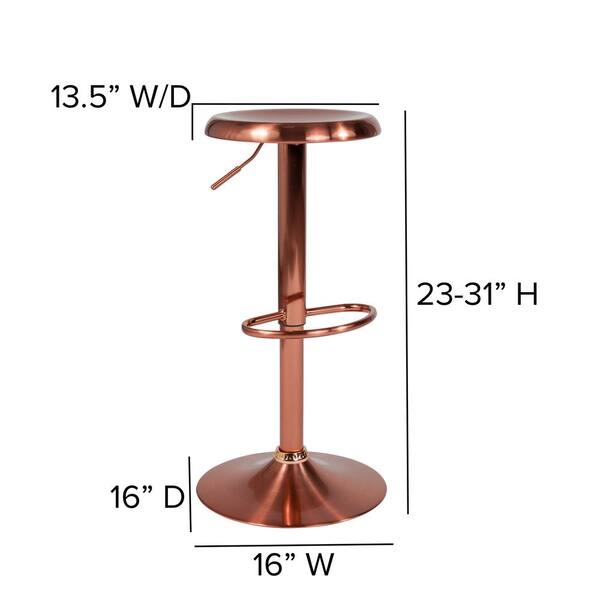 Rose gold discount kitchen bar stools