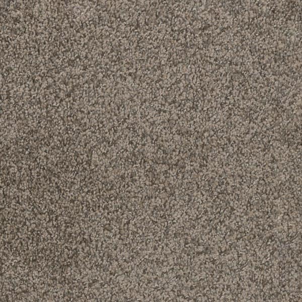 TrafficMaster Otis - Popular - Gray 40 oz. SD Polyester Texture Installed Carpet
