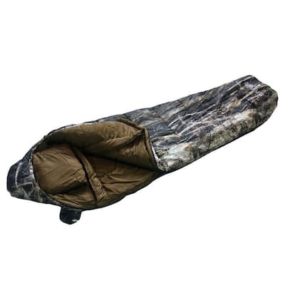Real Trees Mummy Sleeping Bag with Travel Pillow