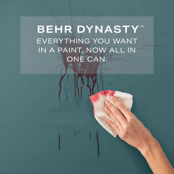 BEHR DYNASTY 8 oz. #BIC-44 Chamois Leather Satin Enamel Stain-Blocking  Interior/Exterior Paint and Primer Sample DY62316 - The Home Depot