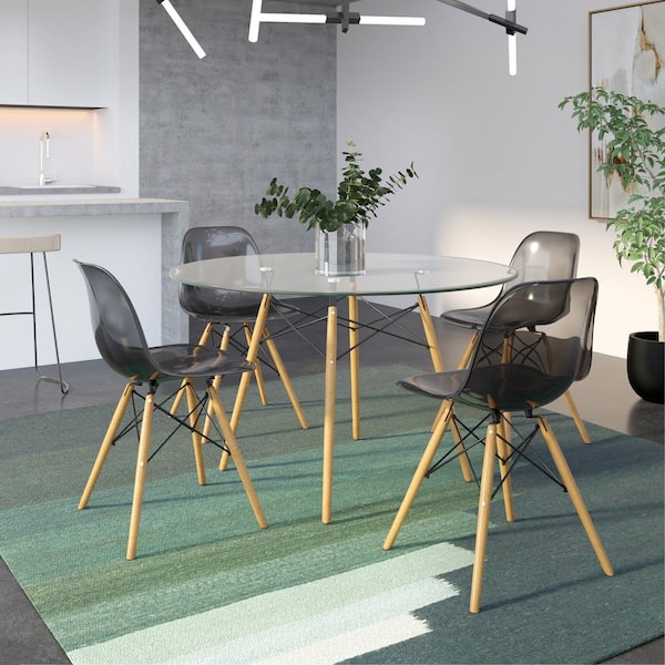 black modern dining chairs set of 4