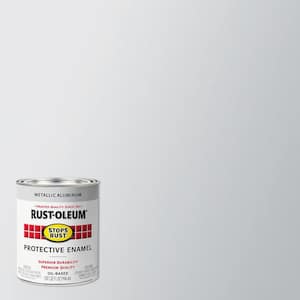1 qt. Low VOC Protective Enamel Metallic Aluminum Interior/Exterior Paint (2-Pack)