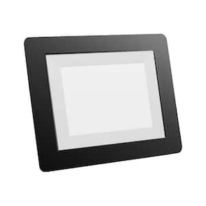 8 in. LCD Digital Picture Frame Display in Black with Push Button Controls & Auto Slideshow Using USB or SD Memory Card