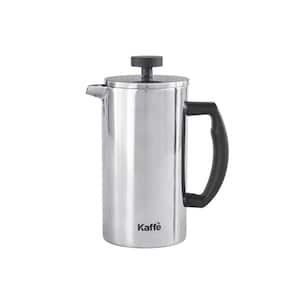 French Press Coffee Maker Double-Wall Stainless Steel (6 Cups 0.8L) Extra Filter Included