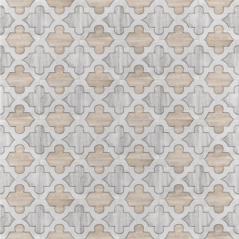 Patras Deco Picos 8 in. x 0.33 in. Matte Porcelain Floor and Wall Tile Sample price history on PriceWatchPro