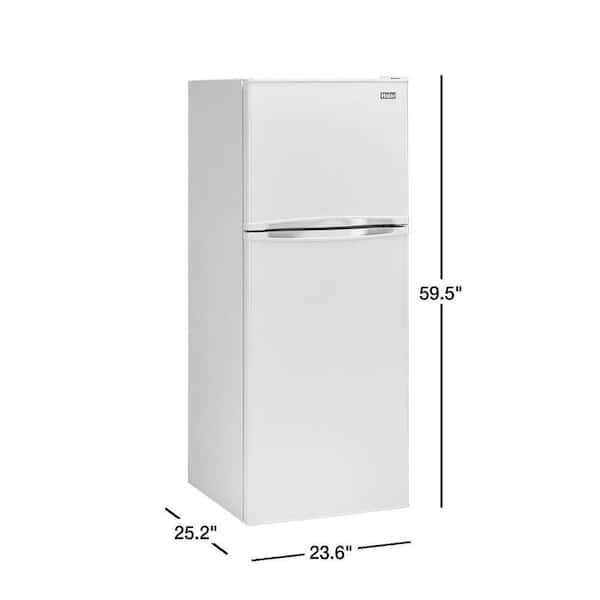 Haier 9.8 cu. ft. Top Freezer Refrigerator in White HA10TG21SW 