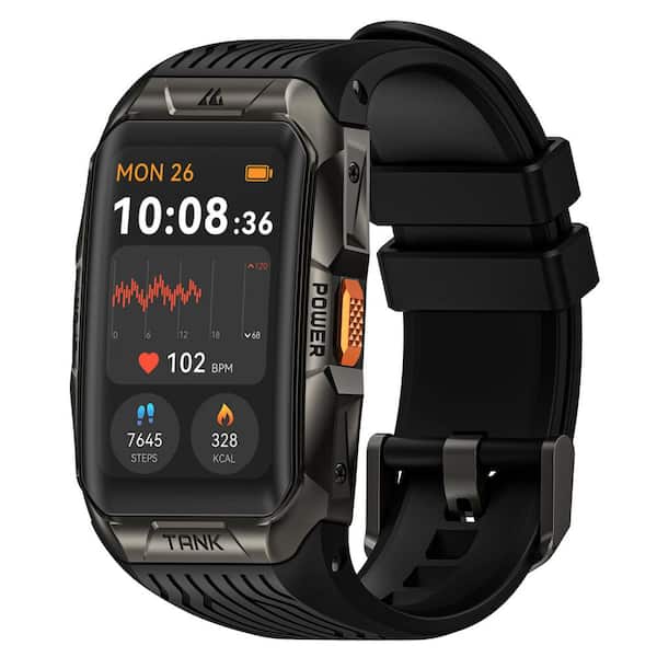 Tank X2 Ultra AMOLED GPS Smartband 1.34 x 0.55 in. Black