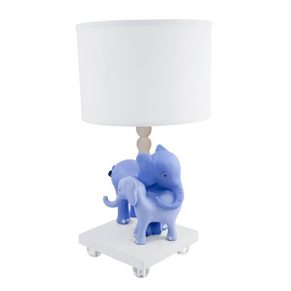 Sammy 16.85 in. White Elelove Table Lamp-DISCONTINUED