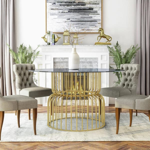 Melting Drip Metal Accent, Coffee, and Console Table Collection