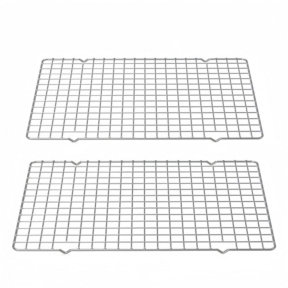 10 in. x 15 in. Cooling and Baking Racks with Dishwasher Safe for Oven Cooking, Baking, Grilling and Roasting (2-Pack) price history on PriceWatchPro