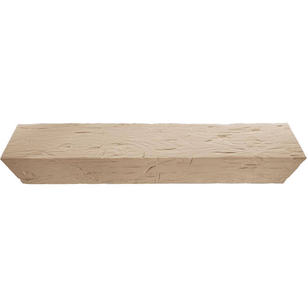 12"W x 8"H x 10'L Hand Hewn Faux Wood Ceiling Beam
