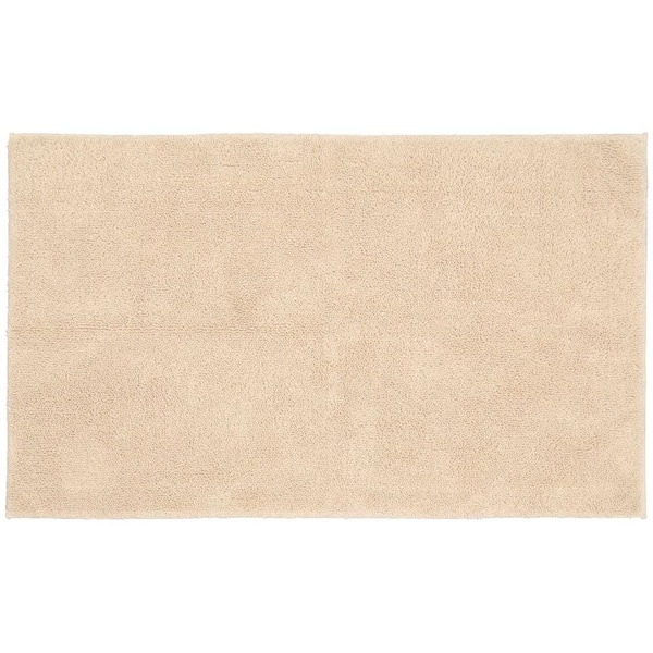 Garland Rug Queen Cotton Natural 30 in. x 50 in. Washable Bathroom Accent Rug