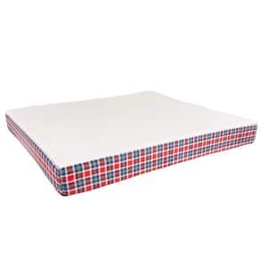 44 x 36.5 x 4.5 Orthopedic Dog Bed with Memory Foam and Sherpa Top