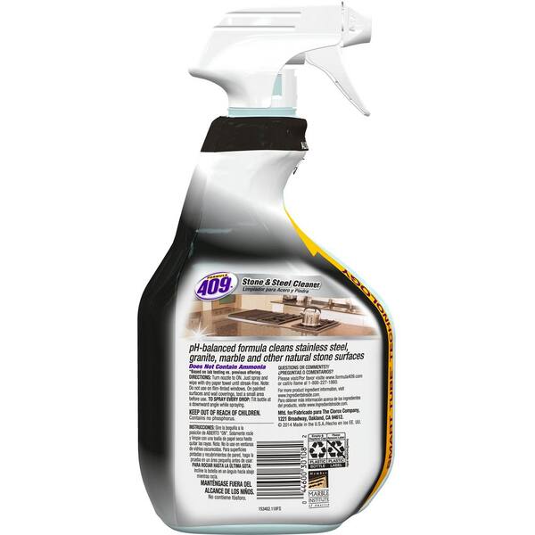 Formula 409 32 Oz Stone And Steel Multi Surface Cleaner 4460030722 The Home Depot