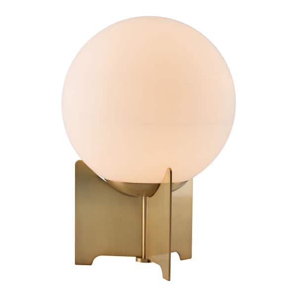 ZUO Pearl 14.4 in. White Table Lamp