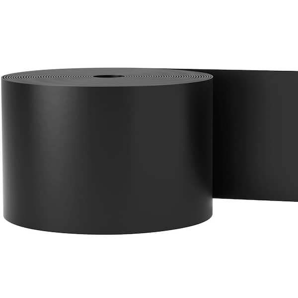 SVOPES 10 in. Depth 80 ft. Landscape Edging Recycled HDPE Coiled Terrace Board Lawn and Garden Border 0.1in. Black Polyethylene