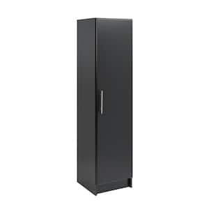 Wood Freestanding Garage Cabinet in Black (16 in. W x 65 in. H x 16 in. D)