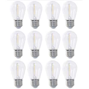 15-Watt Equivalent S14 HO String Light LED Light Bulb, Warm White 2200K (12-Pack)