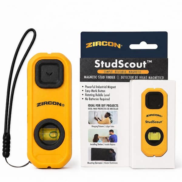 StudScout Magnetic Easy to Use Stud Finder with Built‑in Level and Marking Button