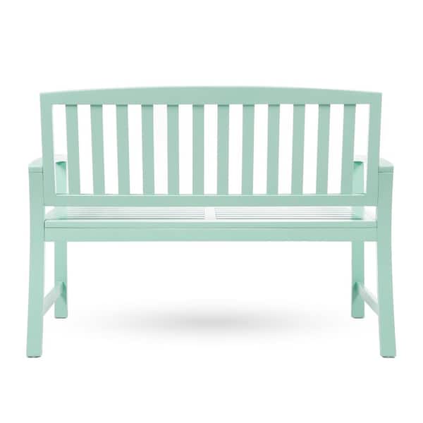 Misopily 48.82 in. Green Acacia Wood Outdoor Bench