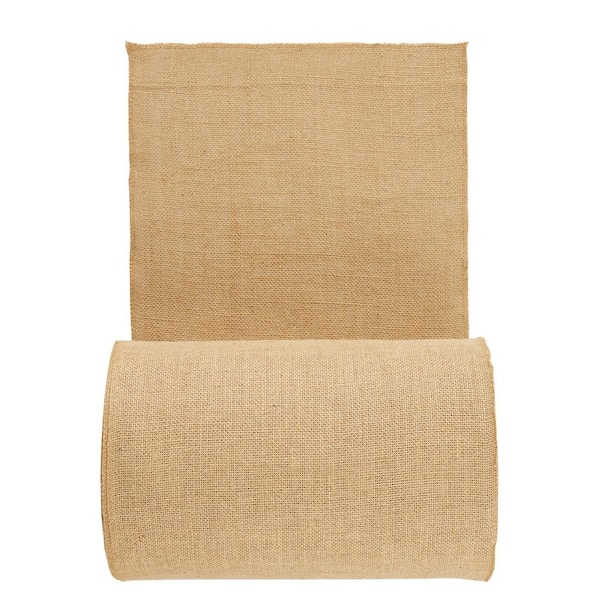 SVOPES Burlap Roll 14 in. x 150 ft. and 50 x 50 High Density Wide Natural Burlap Roll Jute Fabric Burlap Tree fabric stake