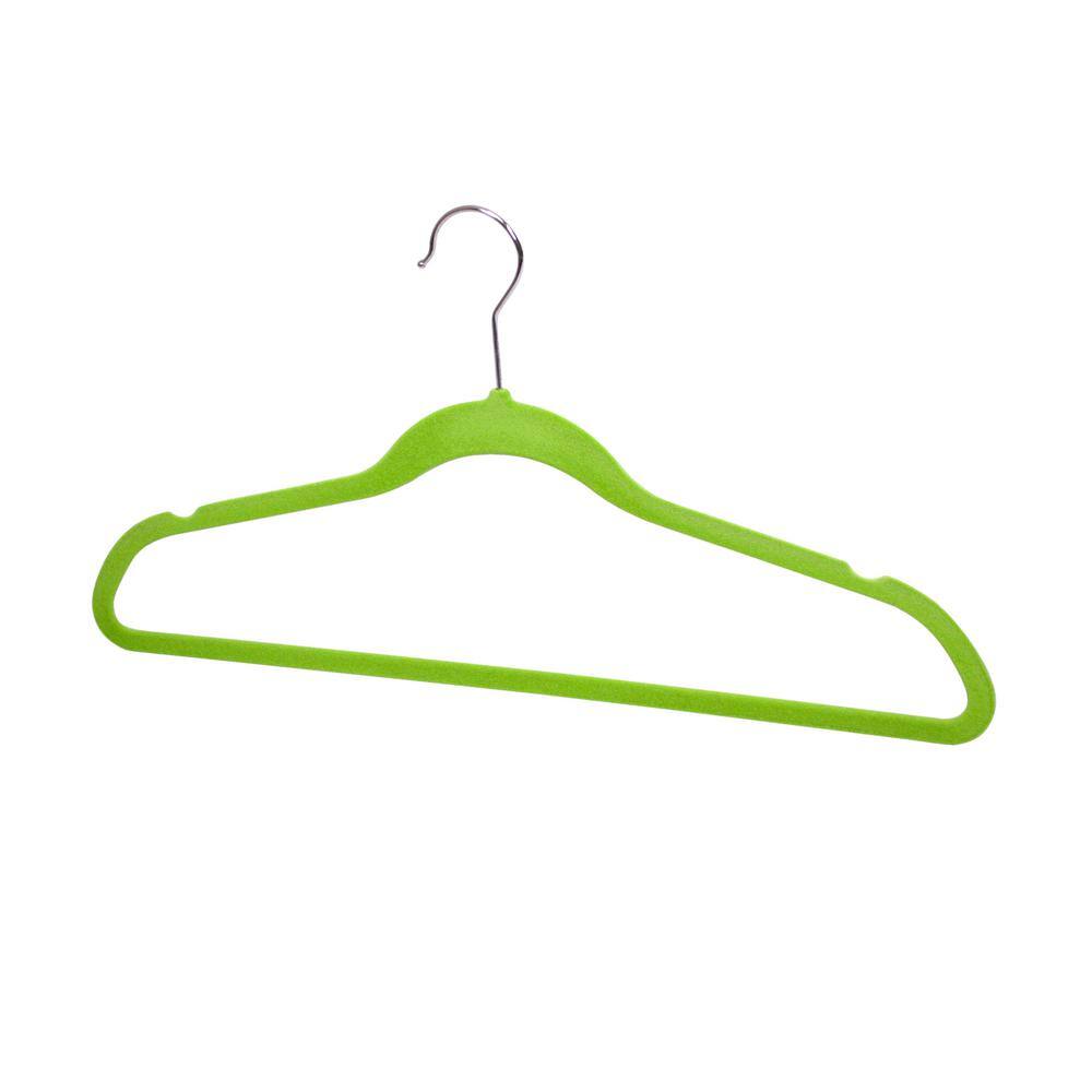 Green Velvet Hanger (10Pack)HDC64098 The Home Depot