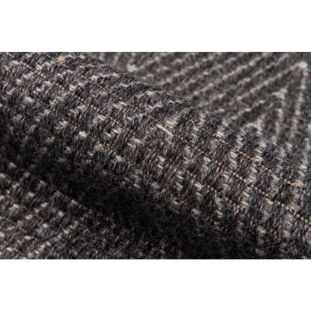 Como Charcoal Geometric 2' x 3' Synthetic Indoor/Outdoor Rug