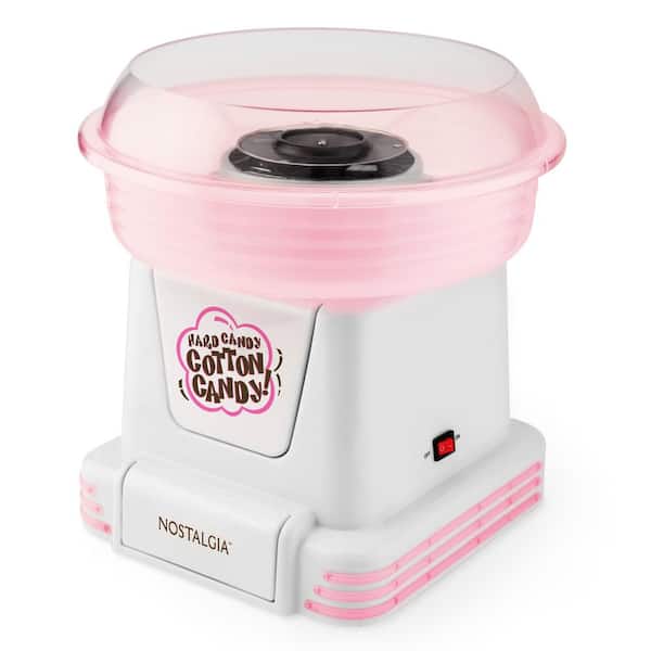Nostalgia Pink Cotton Candy Machine with 2 Cotton Candy Cones