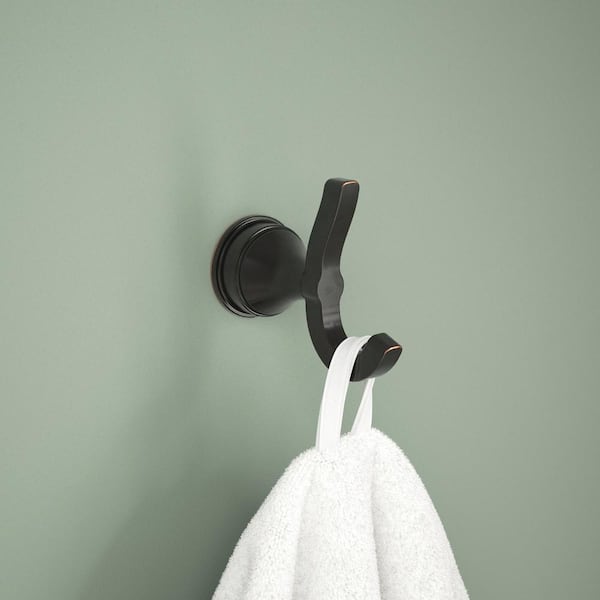 Delta Faryn J-Hook Double Robe/Towel Hook Bath Hardware Accessory