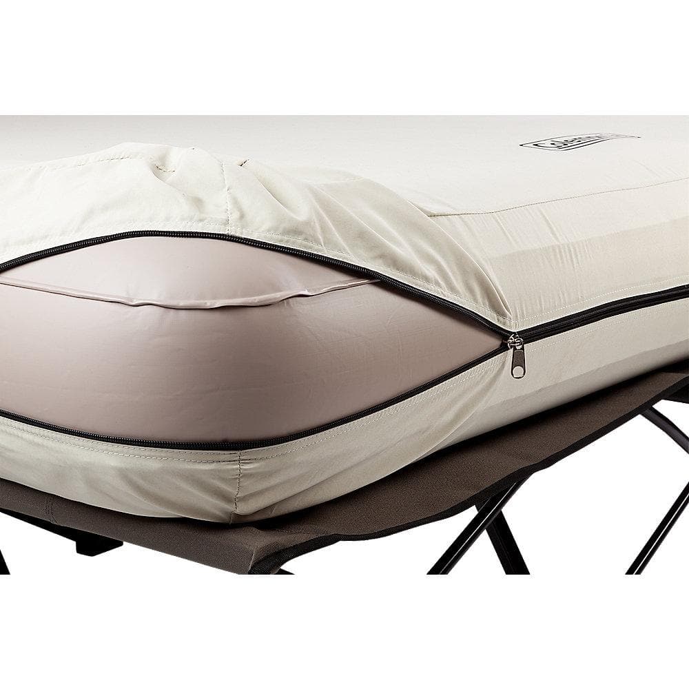 Coleman Queen Raised Air Mattress with Steel Frame and Pump