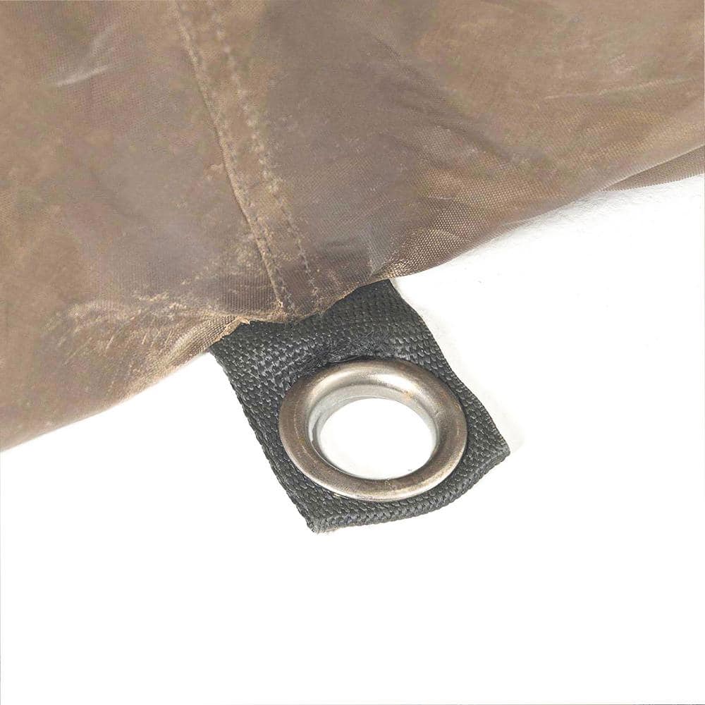 Brown 6' x 6' Portable Outdoor Camping Canopy Shelter
