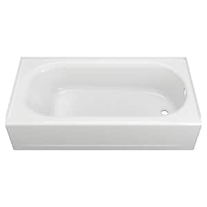 Princeton 60 in. x 30 in. Soaking Bathtub with Right Hand Drain in White