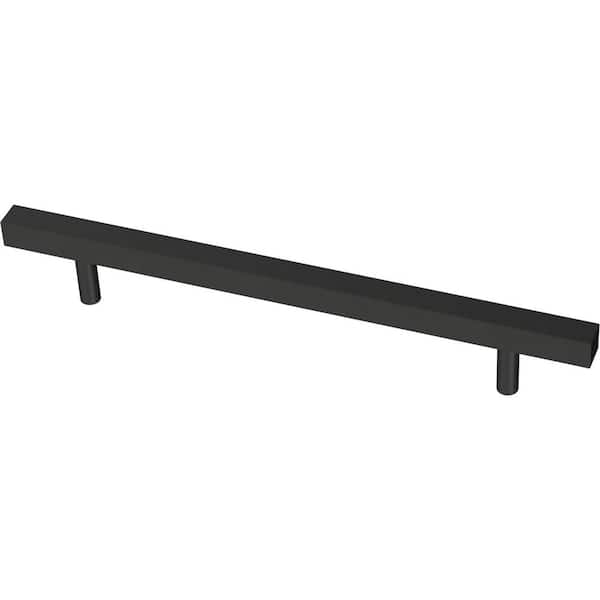 Liberty Square Bar 6-5/16 in. (160 mm) Matte Black Cabinet Drawer Pull