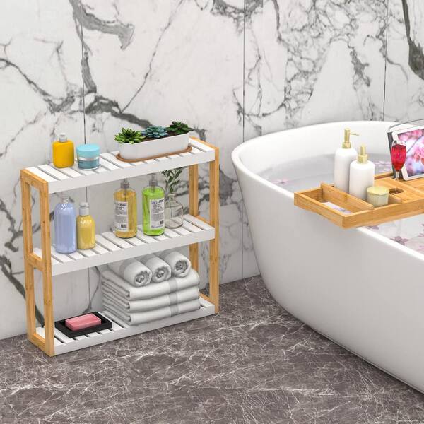 Dyiom Floating Shelves Bathroom Shelves Over Toilet Set of 2