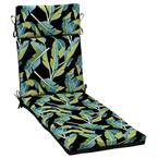 Banana Leaf Tropical Outdoor Chaise Lounge Cushion