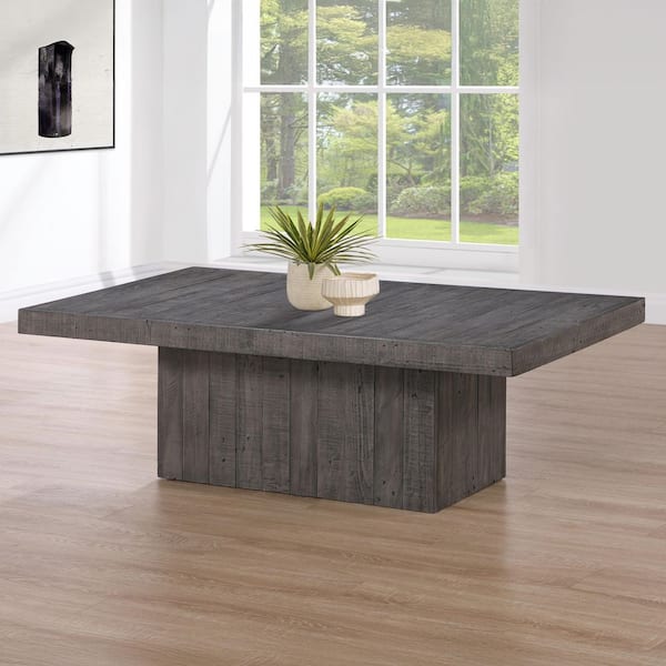 Colson 55 in. Brown Rectangle Wood Coffee Table
