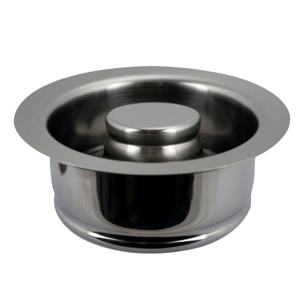 Westbrass 41/4 in. 3Bolt Mount Waste Disposal Flange and Stopper in