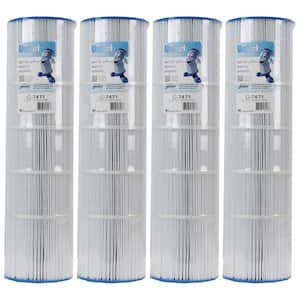 7 in. Dia 105 sq. ft. Clean and Clear Plus Replacement Cartridge Filter (4-Pack)