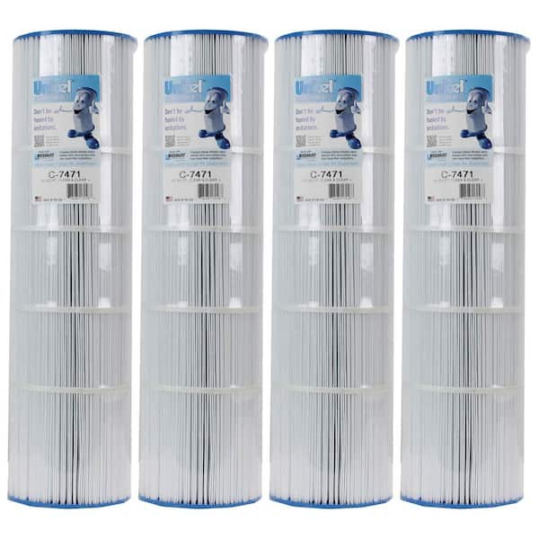 Unicel 7 in. Dia 105 sq. ft. Clean and Clear Plus Replacement Cartridge Filter (4-Pack)